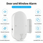 Wireless Door Window Sensor Alarm 130dB Magnetic Entry Alert Security Chime