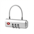 TSA Approved Luggage Lock 3 Digit Combination Travel Padlock Wire Cable