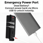 Smart Fingerprint TSA Luggage Lock Biometric Keyless Travel Security