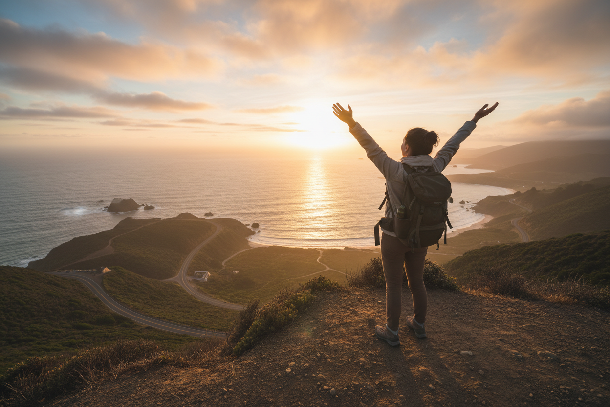 Freedom at Mountain Viewpoint