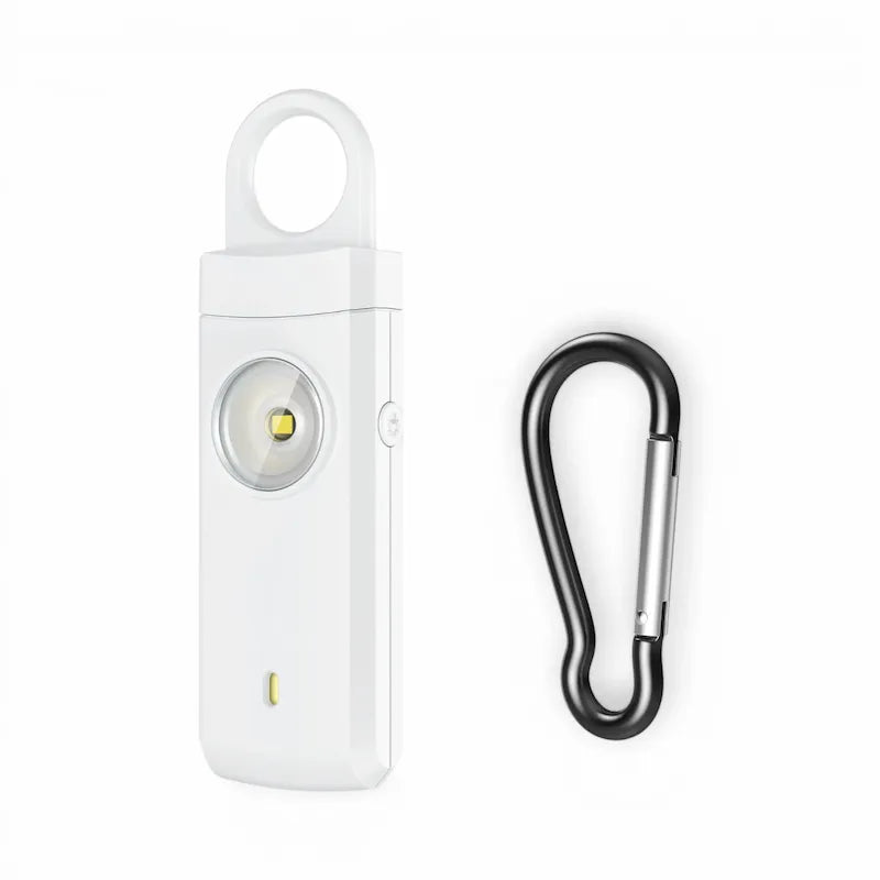Rechargeable Personal Safety Alarm with LED Secondary image